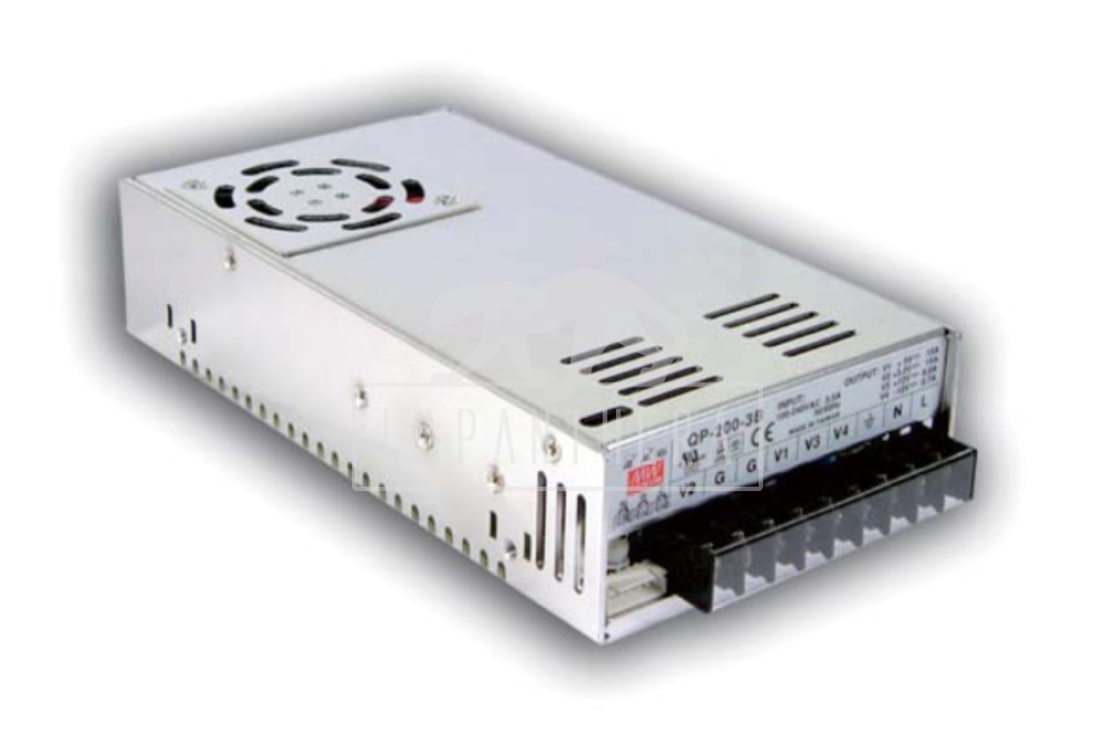 Mean Well QP-200-F ~ Built-in Power Supply; 202.5W; 5/15/24/-15VDC