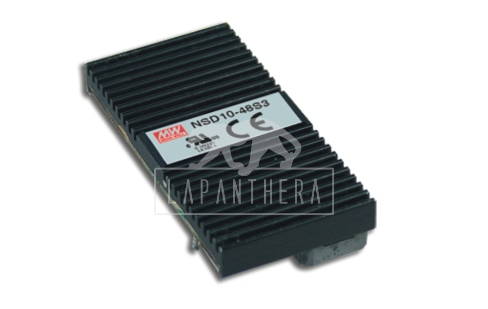 MEAN WELL NSD10-48S15 ~ Input 22...72V –› Output 15VDC