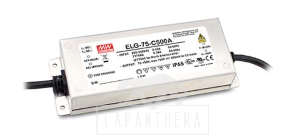 Mean Well ELG-75-C350A ~ LED tápegység, 74.9 W, 107...214 VDC