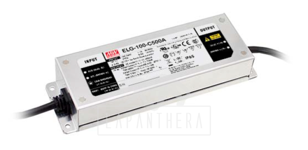 Mean Well ELG-100-C350DA ~ LED tápegység, DALI; 100W; 143...286VDC