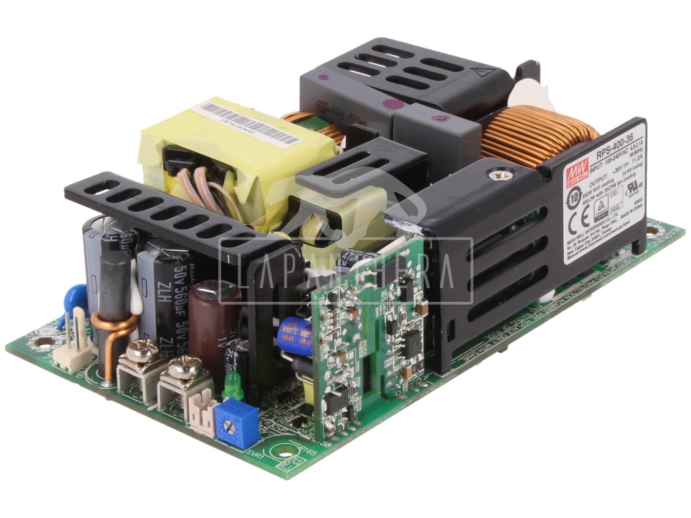 Mean Well RPS-400-36 ~ Open Frame Power Supply; 400W; 36VDC