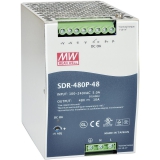 Mean Well SDR-480P-24 ~ DIN sínes tápegység, 480 W, 24 VDC