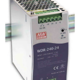 Mean Well WDR-240-24 ~ DIN sínes tápegység, 240 W, 24 VDC