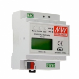 Mean Well KDA-64 - Din sínes KNX-DALI konverter; DIN sínre; 110÷240VAC; 155÷339VDC; 